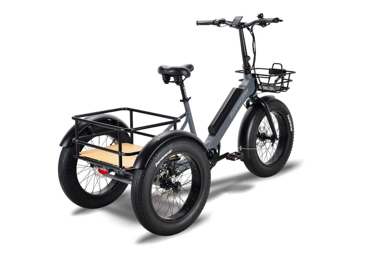 Surface 604 Trio Folding eTrike w/ 500-Watt Mid-Drive
