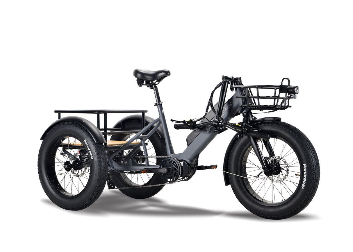 Surface 604 Trio Folding eTrike w/ 500-Watt Mid-Drive