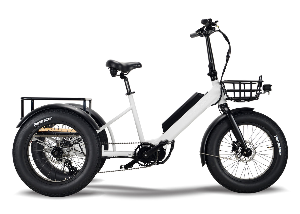 Surface 604 Trio Folding eTrike w/ 500-Watt Mid-Drive