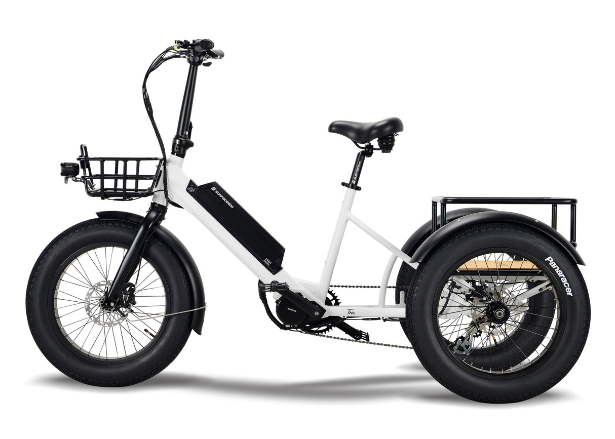 Surface 604 Trio Folding eTrike w/ 500-Watt Mid-Drive