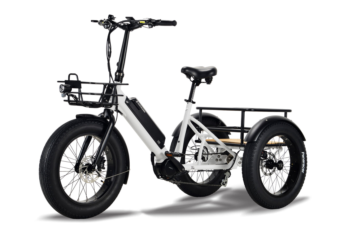 Surface 604 Trio Folding eTrike w/ 500-Watt Mid-Drive