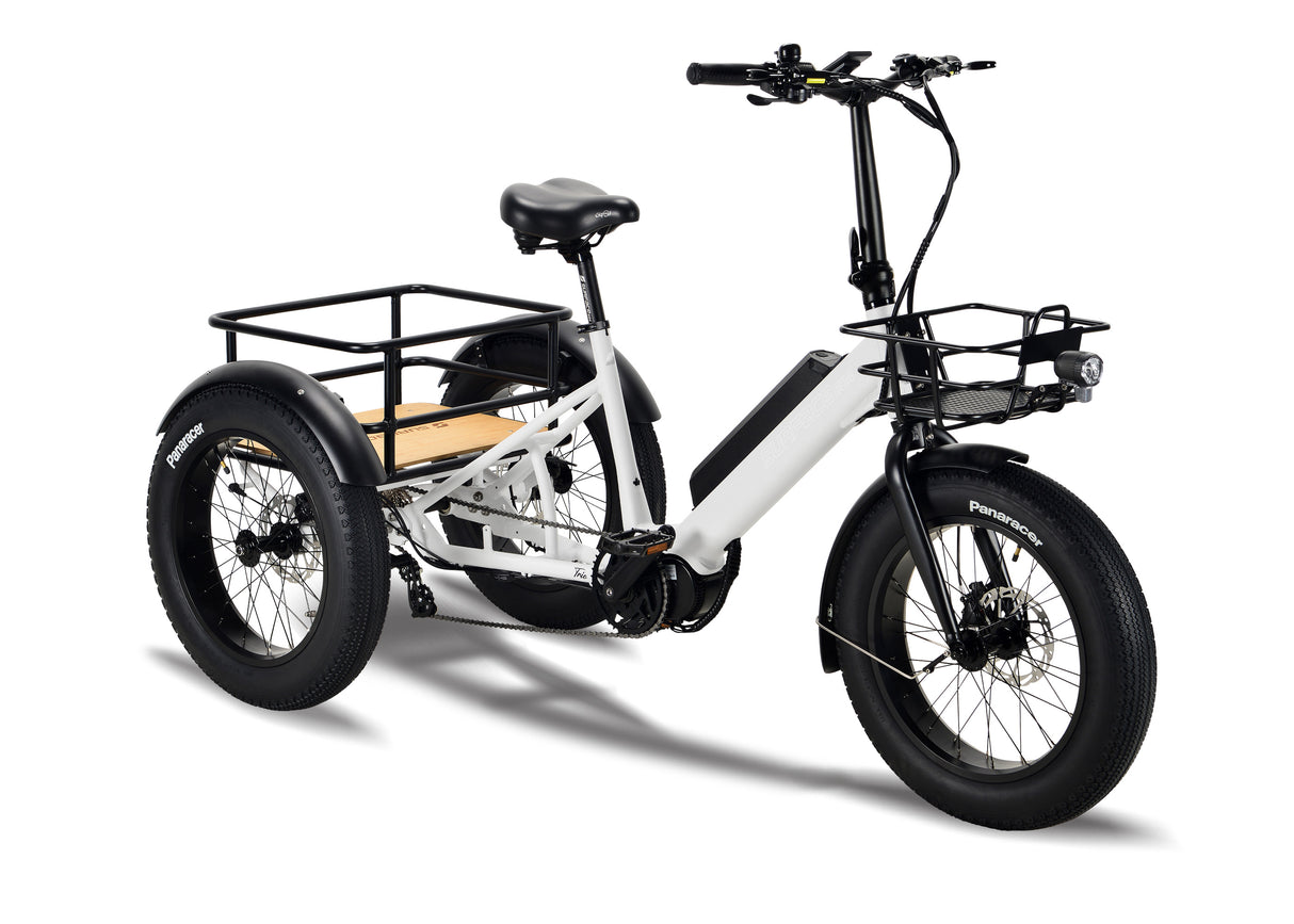 Surface 604 Trio Folding eTrike w/ 500-Watt Mid-Drive