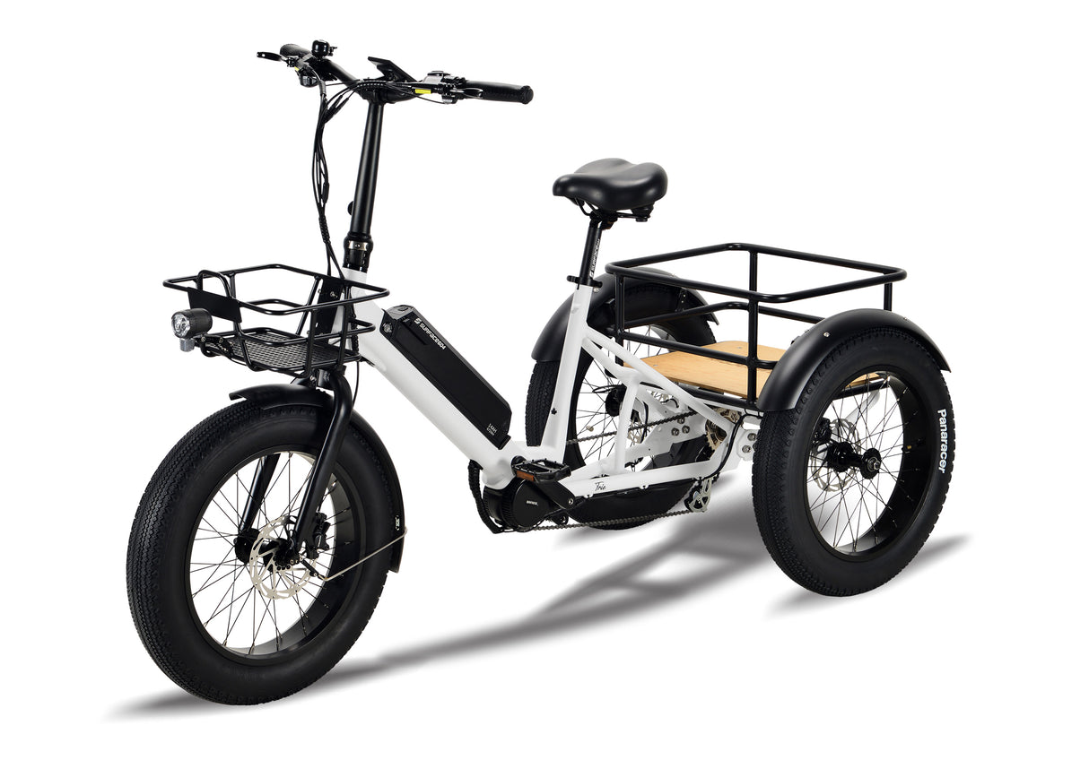 Surface 604 Trio Folding eTrike w/ 500-Watt Mid-Drive