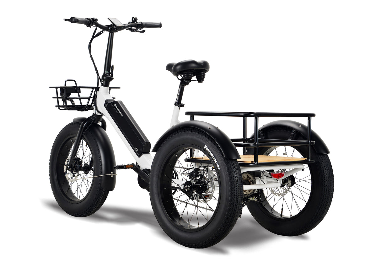 Surface 604 Trio Folding eTrike w/ 500-Watt Mid-Drive