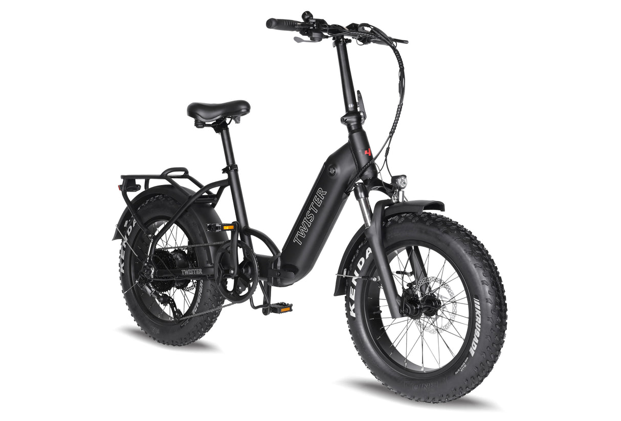 T4B TWISTER 500-Watt Folding Fat-Tire eBike