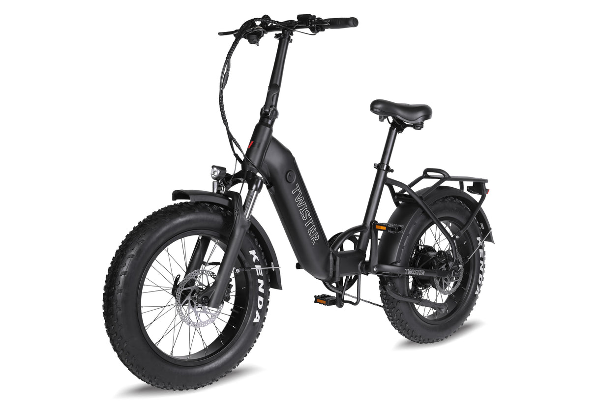 T4B TWISTER 500-Watt Folding Fat-Tire eBike