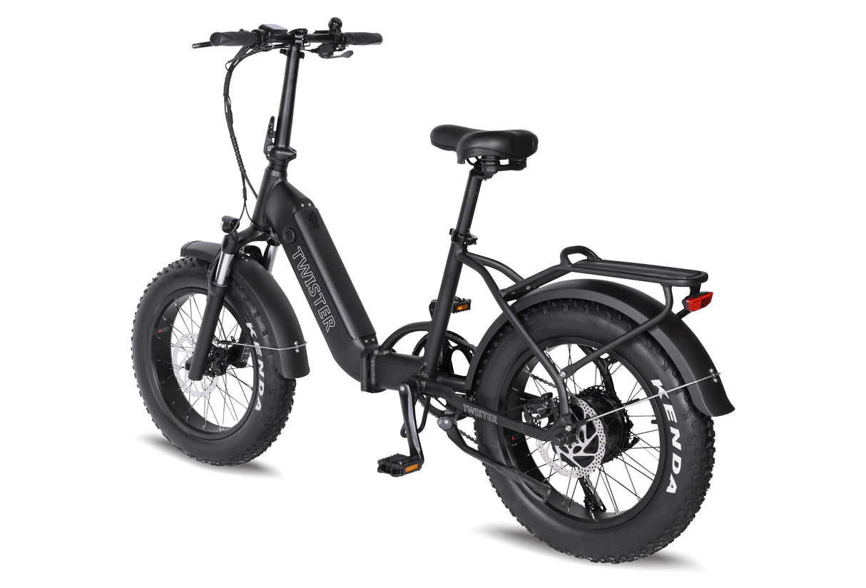 T4B TWISTER 500-Watt Folding Fat-Tire eBike