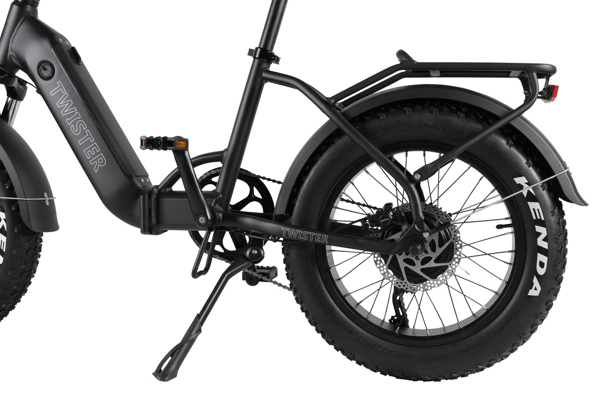 T4B TWISTER 500-Watt Folding Fat-Tire eBike