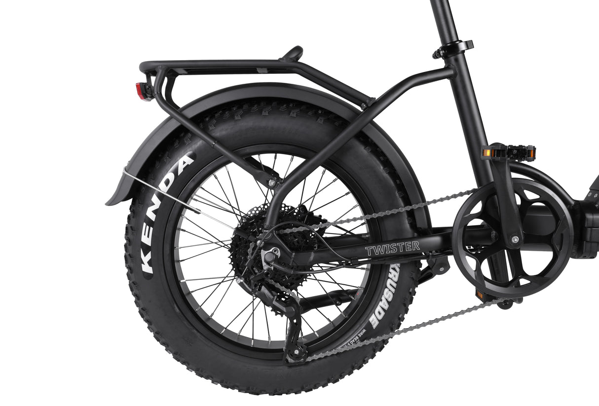 T4B TWISTER 500-Watt Folding Fat-Tire eBike