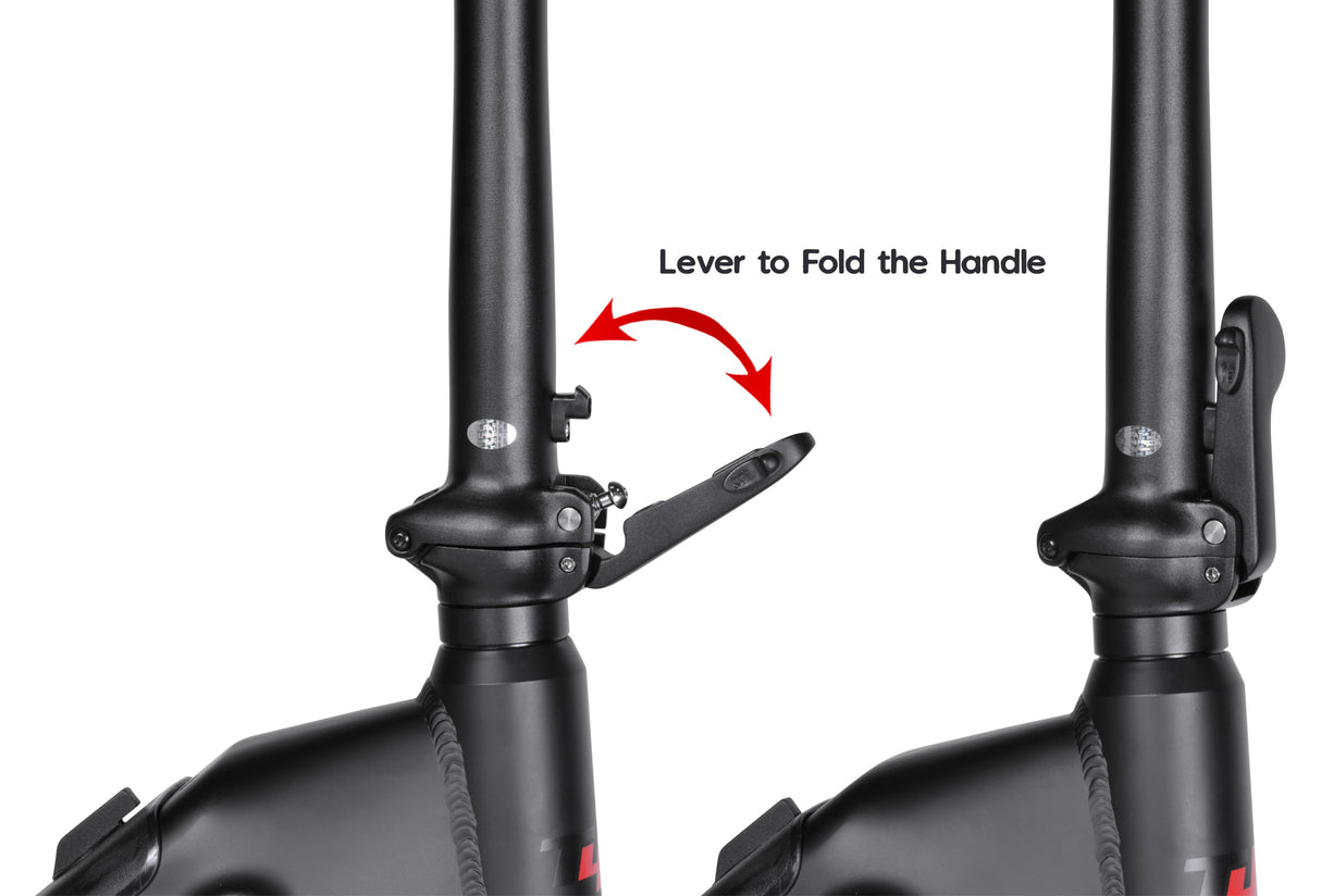 T4B TWISTER 500-Watt Folding Fat-Tire eBike