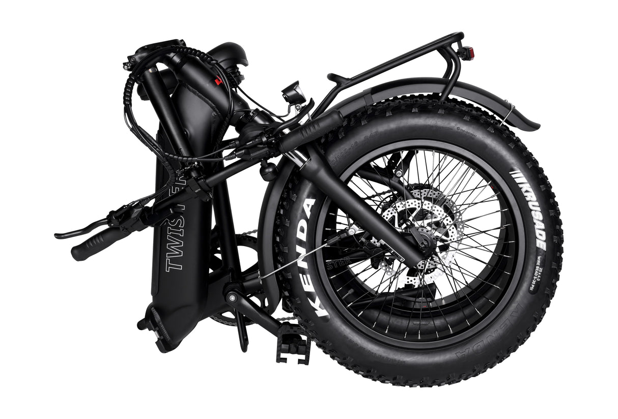 T4B TWISTER 500-Watt Folding Fat-Tire eBike