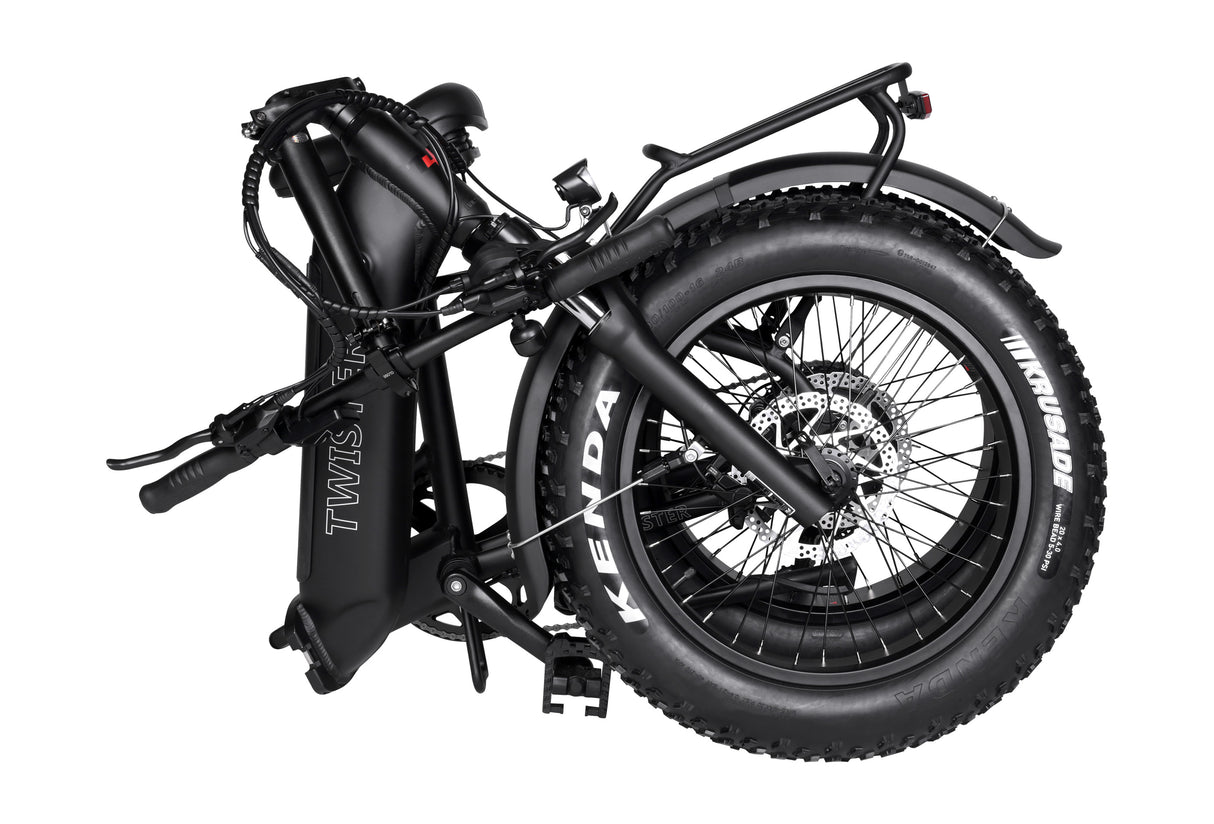 T4B TWISTER 500-Watt Folding Fat-Tire eBike