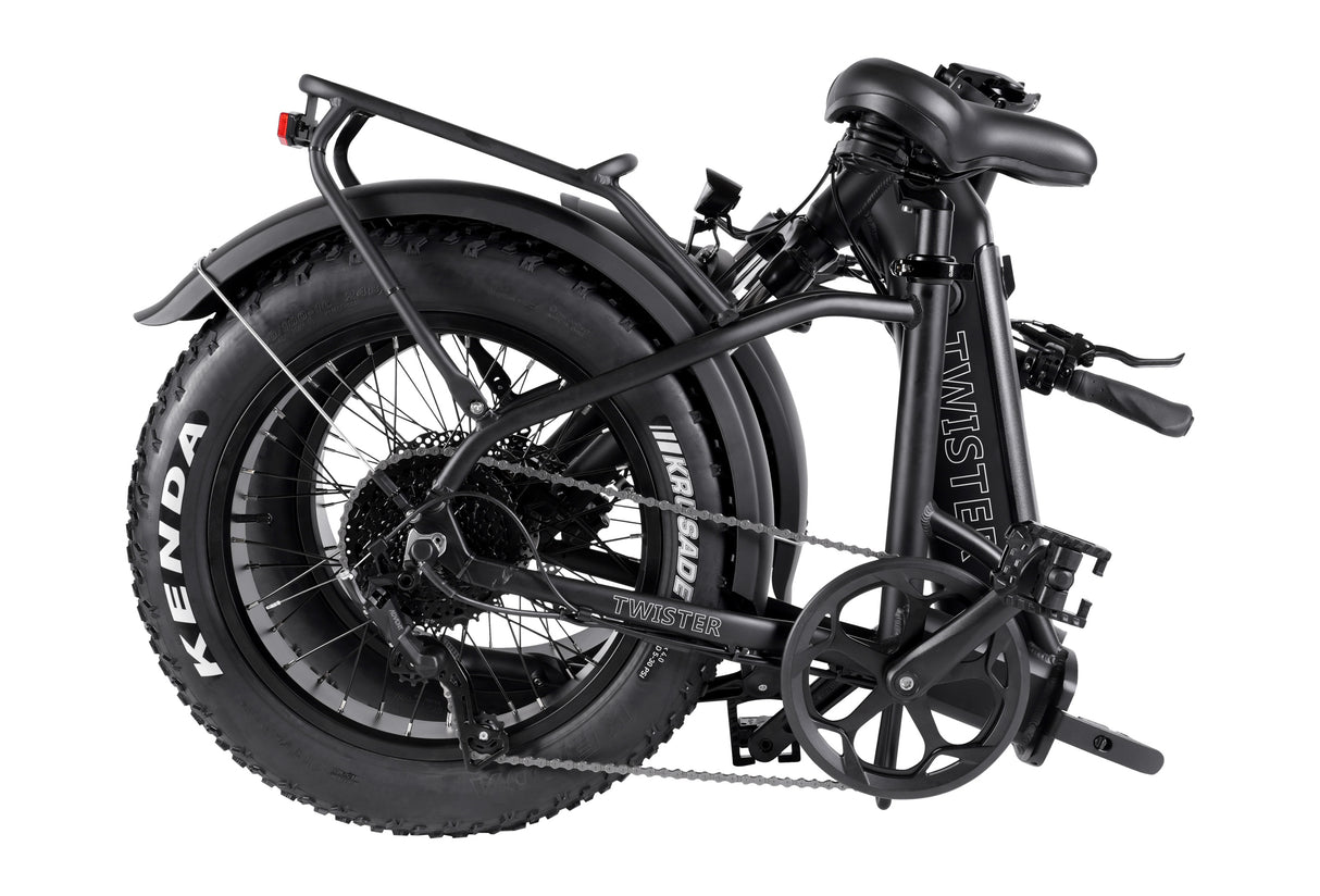 T4B TWISTER 500-Watt Folding Fat-Tire eBike