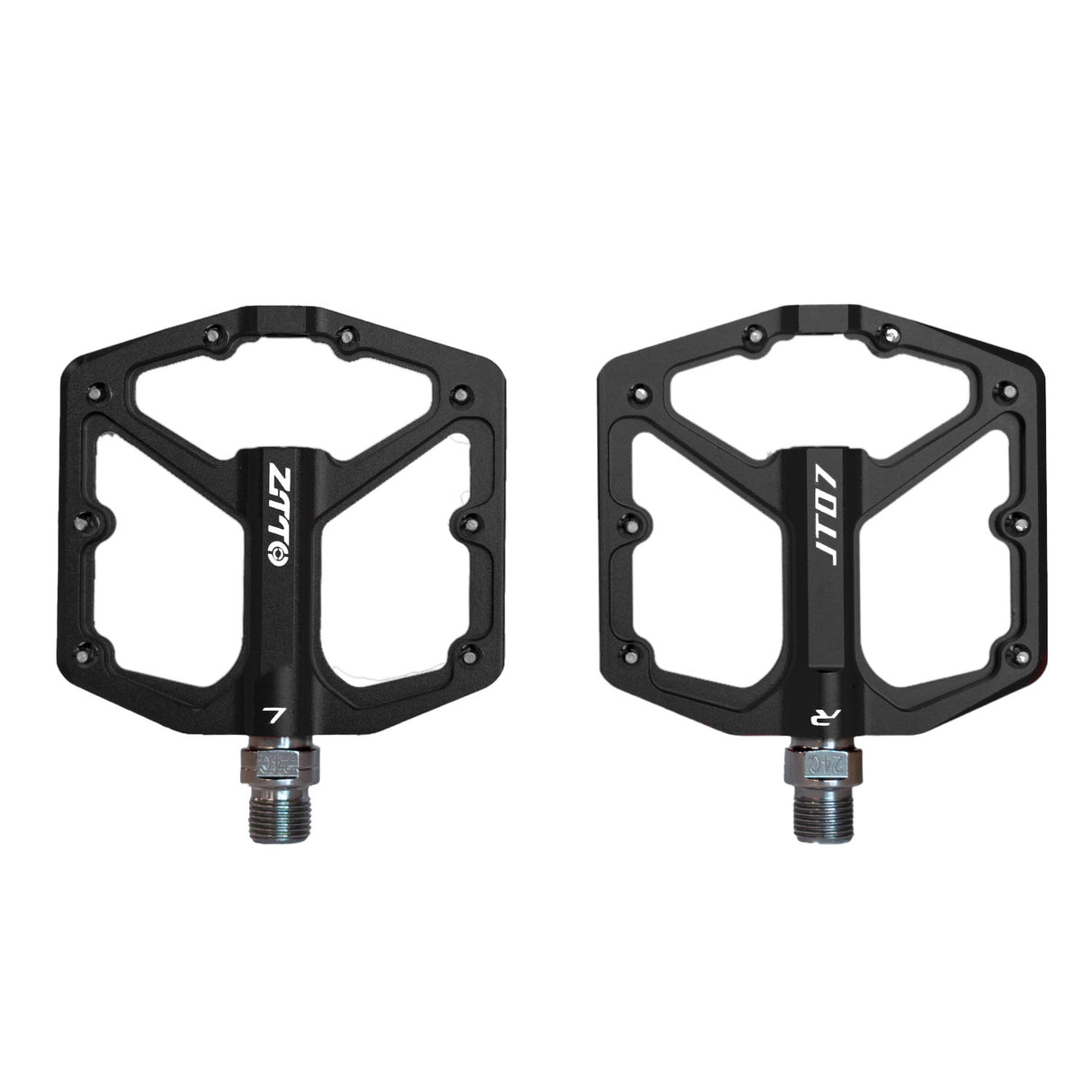 Zitto JT07 CNC Aluminum Alloy Ultralight Flat 9/16" MTB Pedals