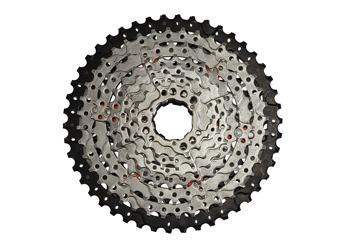 11-46T 9 Speed Cassette Silver