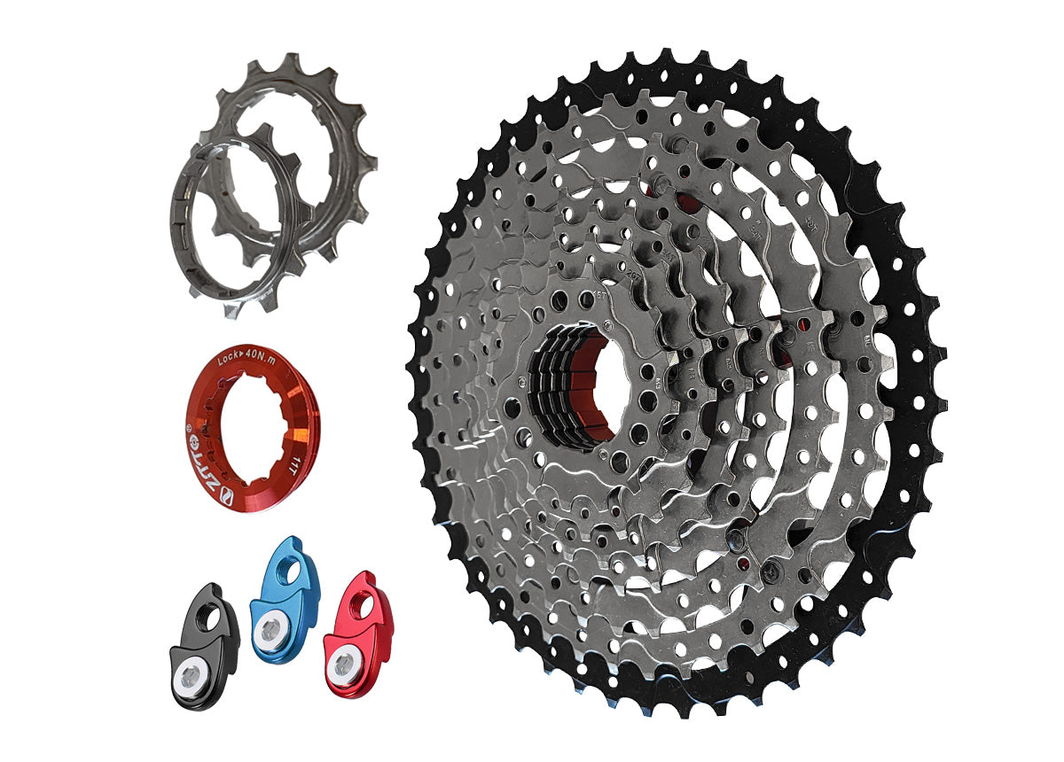11-46T 9 Speed Cassette Silver