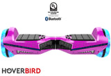 Hoverbird Heavy Duty ES11 UL2272, 500W 6.5” LED Wheels Hoverboard Pink Chrome