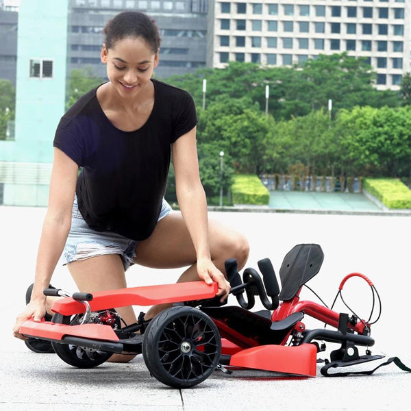Hoverkart Gokart Attachment Kit For All Compatible Hoverboards White