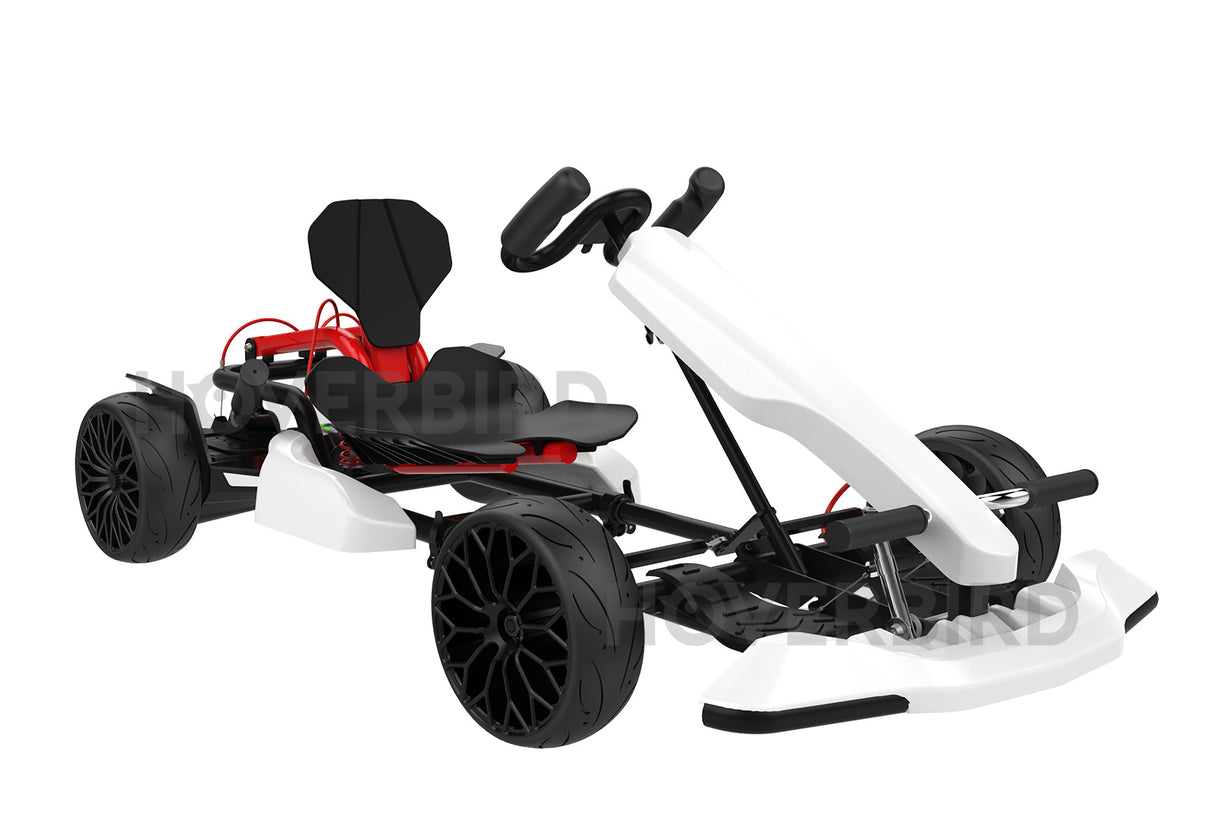 Hoverkart Gokart Attachment Kit For All Compatible Hoverboards Red