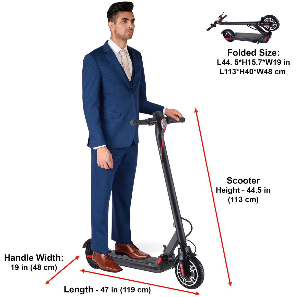 T4B Inceptor Electric City Scooter 350W/36v/7.5ah