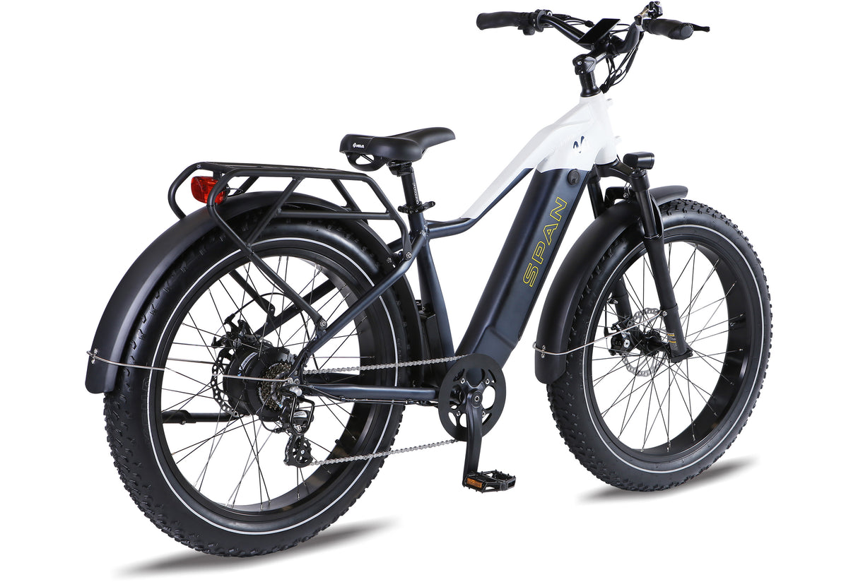 Span V1 City Rider High Step 750W Commuter Midnight Blue/White