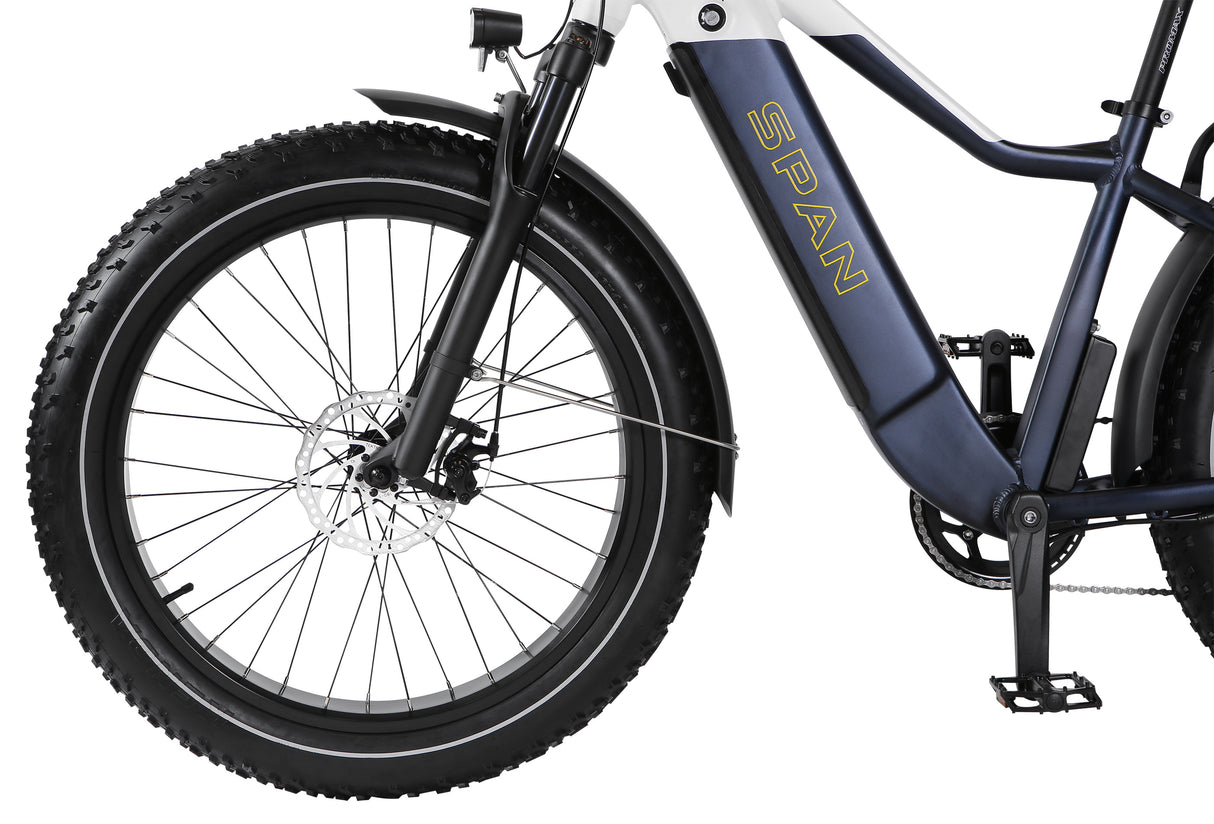 Span V1 City Rider High Step 750W Commuter Midnight Blue/White