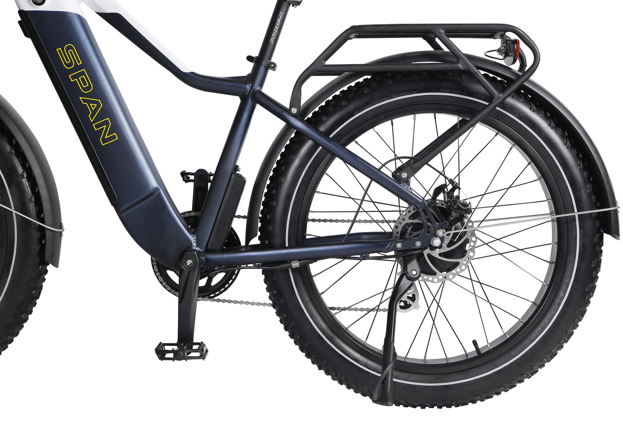 Span V1 City Rider High Step 750W Commuter Midnight Blue/White