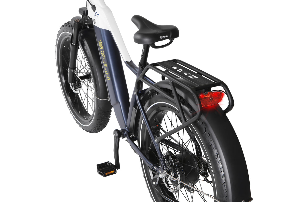 Span V1 City Rider High Step 750W Commuter Midnight Blue/White