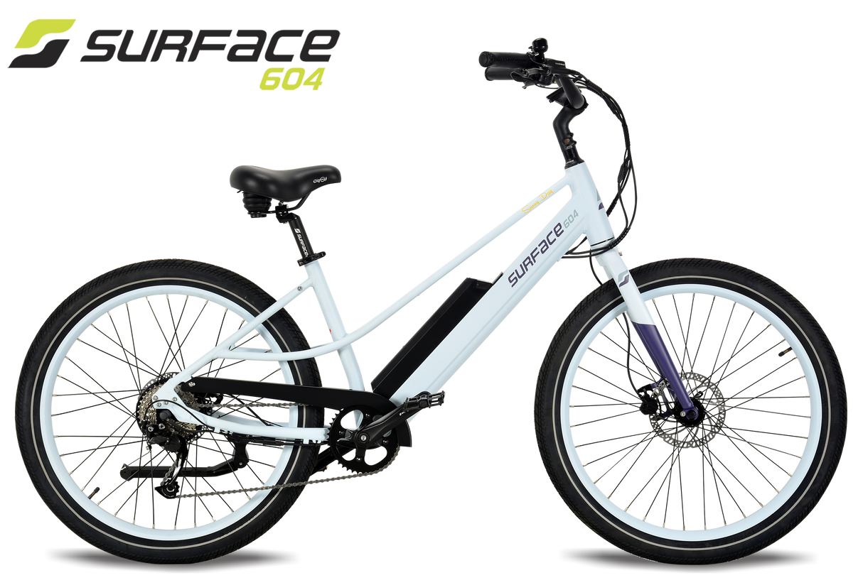 Surface 604 Sunny Day Low Step 500-Watt Cruiser eBike
