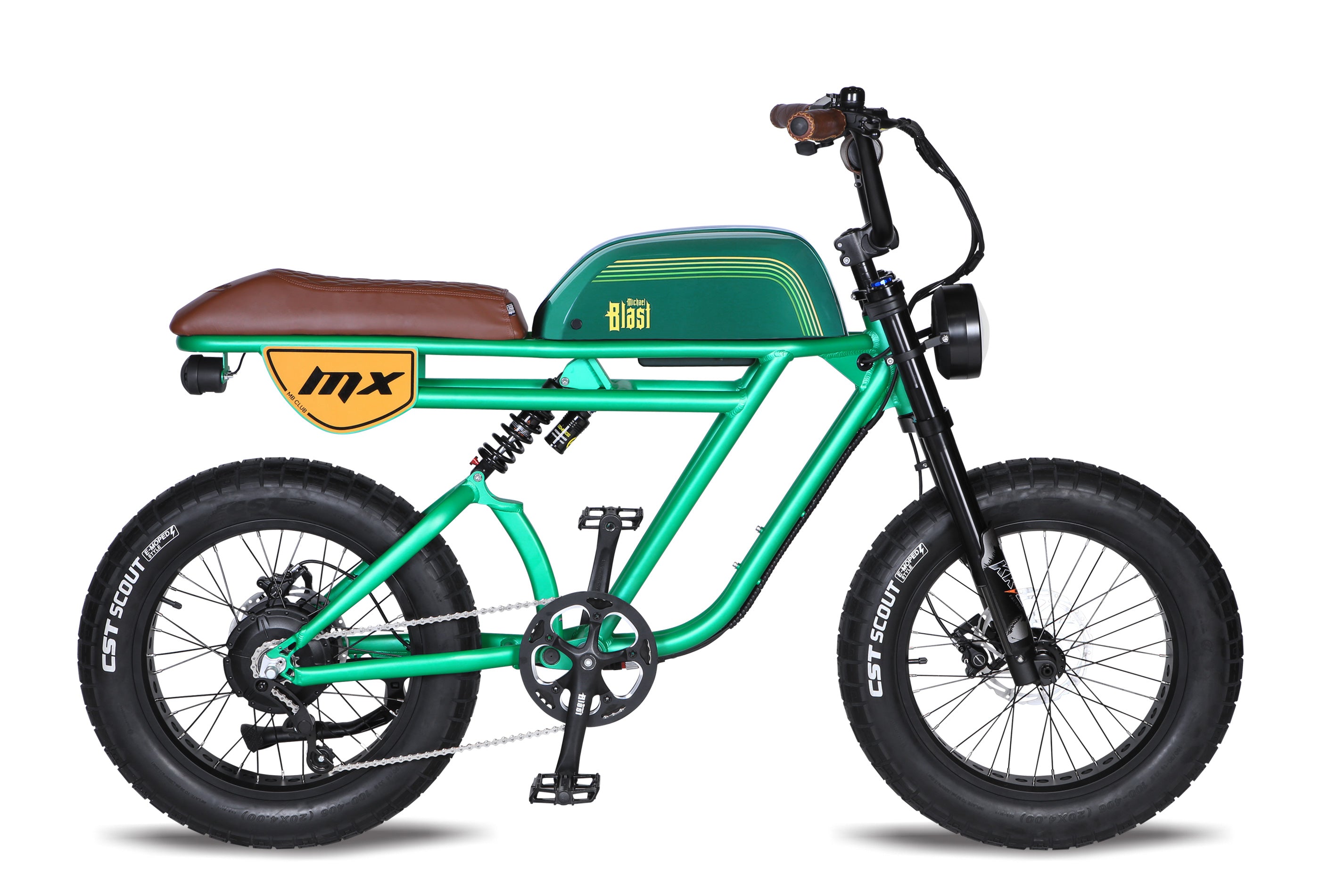 Michael Blast Outsider MX 750 Watt Hub Fat Tire eMTB – eBikesCalgary