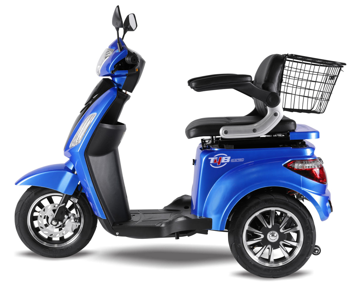 T4B Single Mobility Electric Scooter 500W 48v20ah (Blue) - FREE SHIPPING