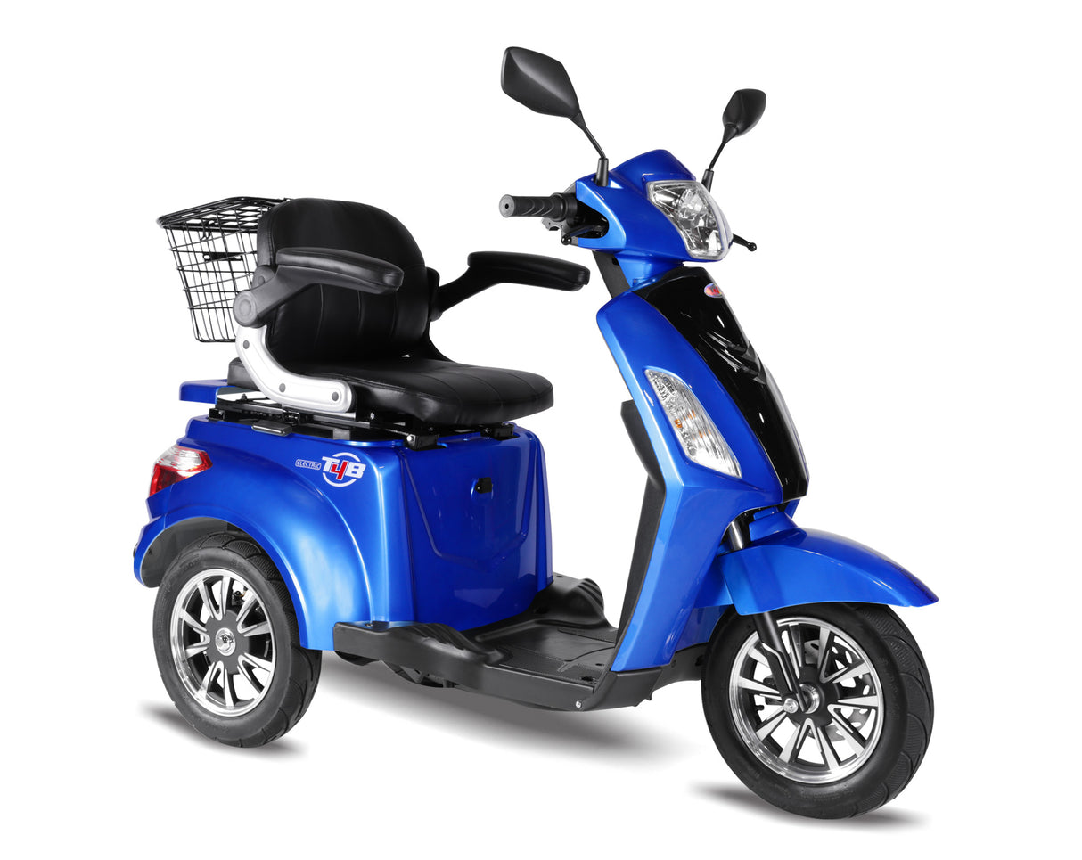 T4B Single Mobility Electric Scooter 500W 48v20ah (Blue) - FREE SHIPPING