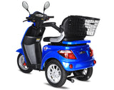 T4B Single Mobility Electric Scooter 500W 48v20ah (Blue)