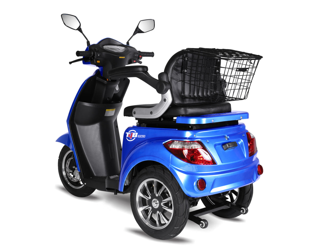 T4B Single Mobility Electric Scooter 500W 48v20ah (Blue) - FREE SHIPPING