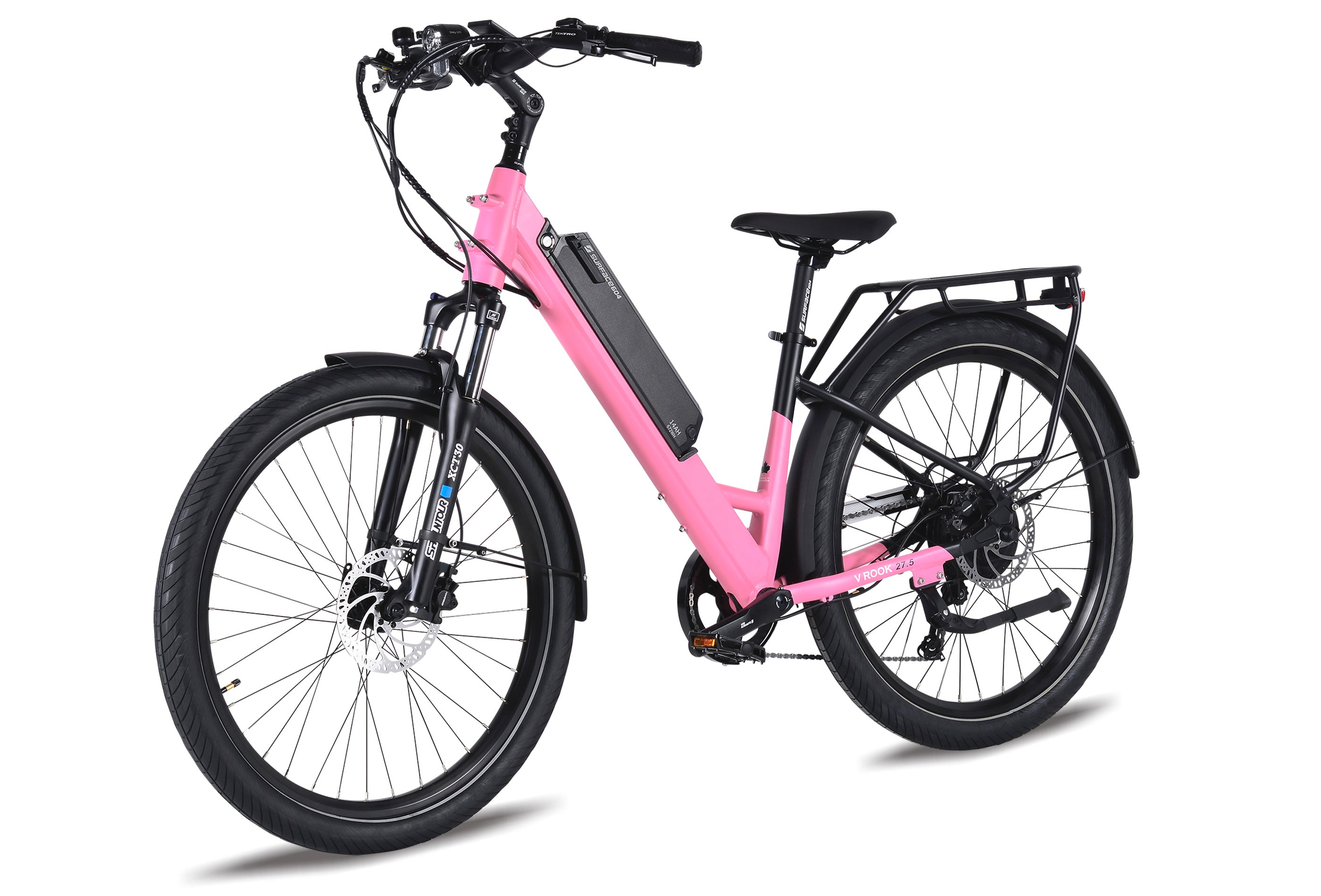 Surface 604 V-Shape Rook eBike (Pink) | eBikes Calgary – eBikesCalgary