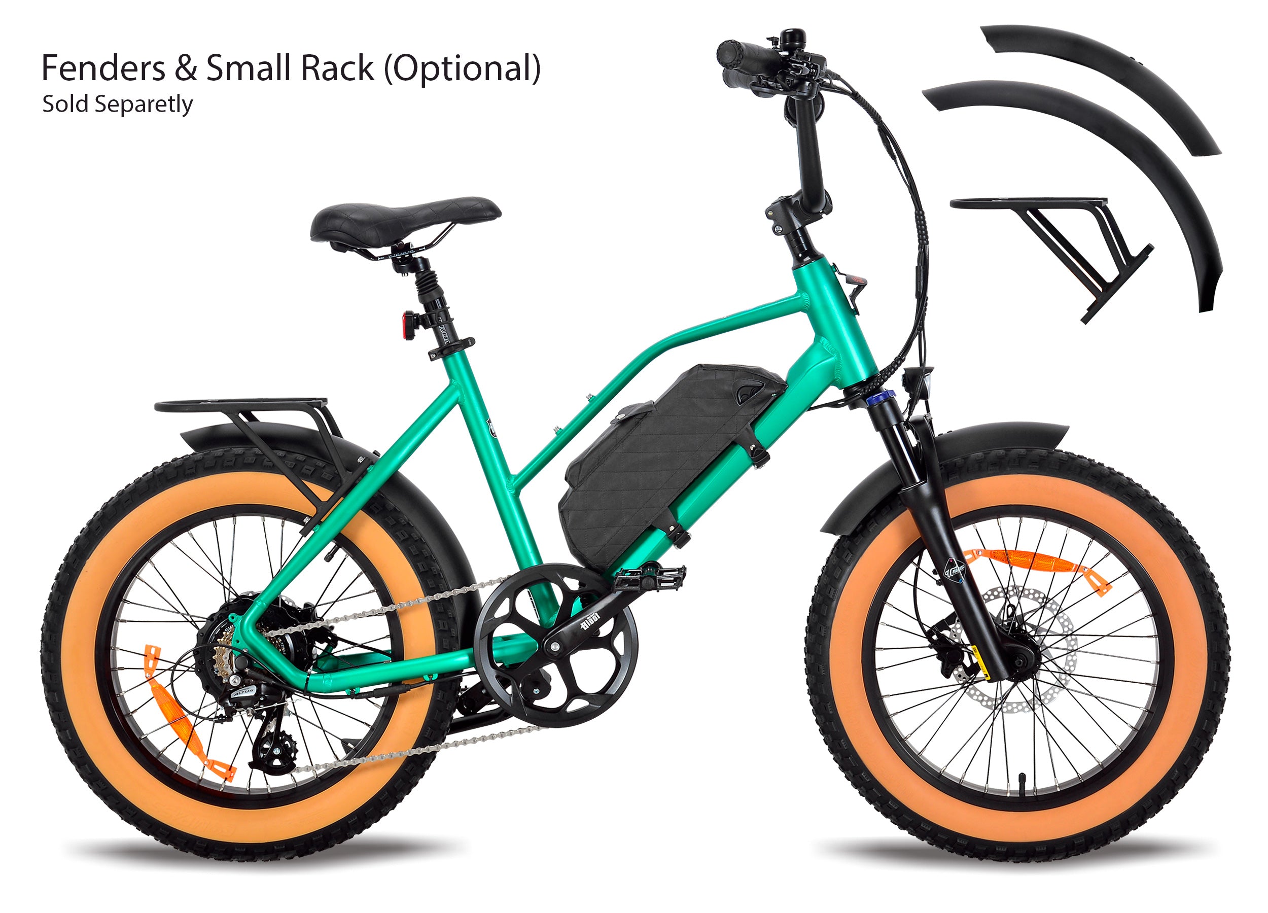 Green electric bike sale