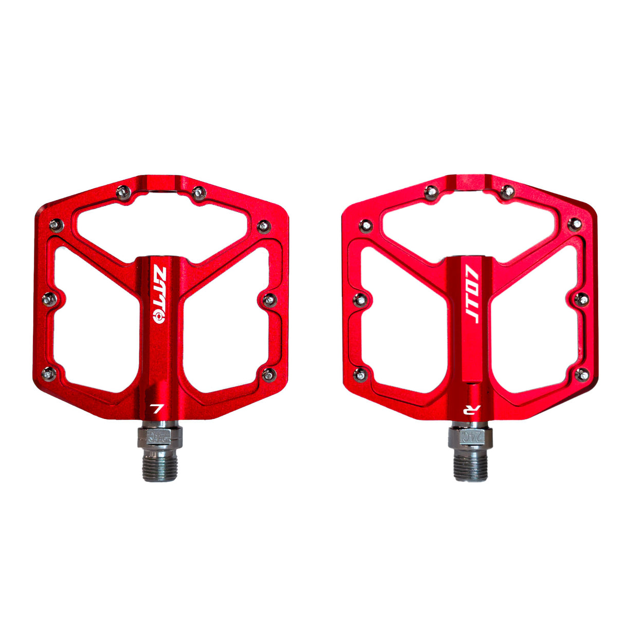 Zitto JT07 CNC Aluminum Alloy Ultralight Flat  9/16" MTB Pedals