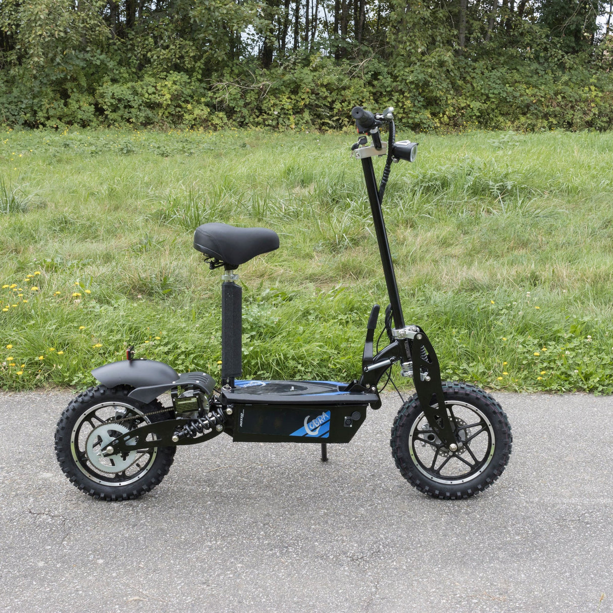 Rosso Cobra Foldable Stand Kick Electric Scooter with Seat