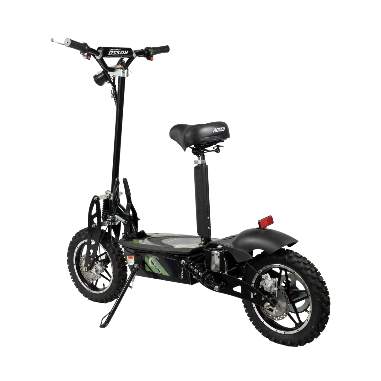 Rosso Cobra Foldable Stand Kick Electric Scooter with Seat