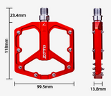 Zitto JT07 CNC Aluminum Alloy Ultralight Flat  9/16" MTB Pedals