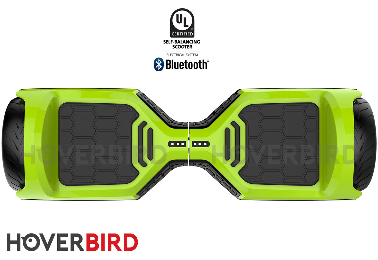 Hoverbird Heavy Duty ES11 UL2272, 500W 6.5” Lambo Start Sound Hoverboard Green