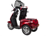 T4B Single Mobility Electric Scooter 500W 48v20ah (Red)